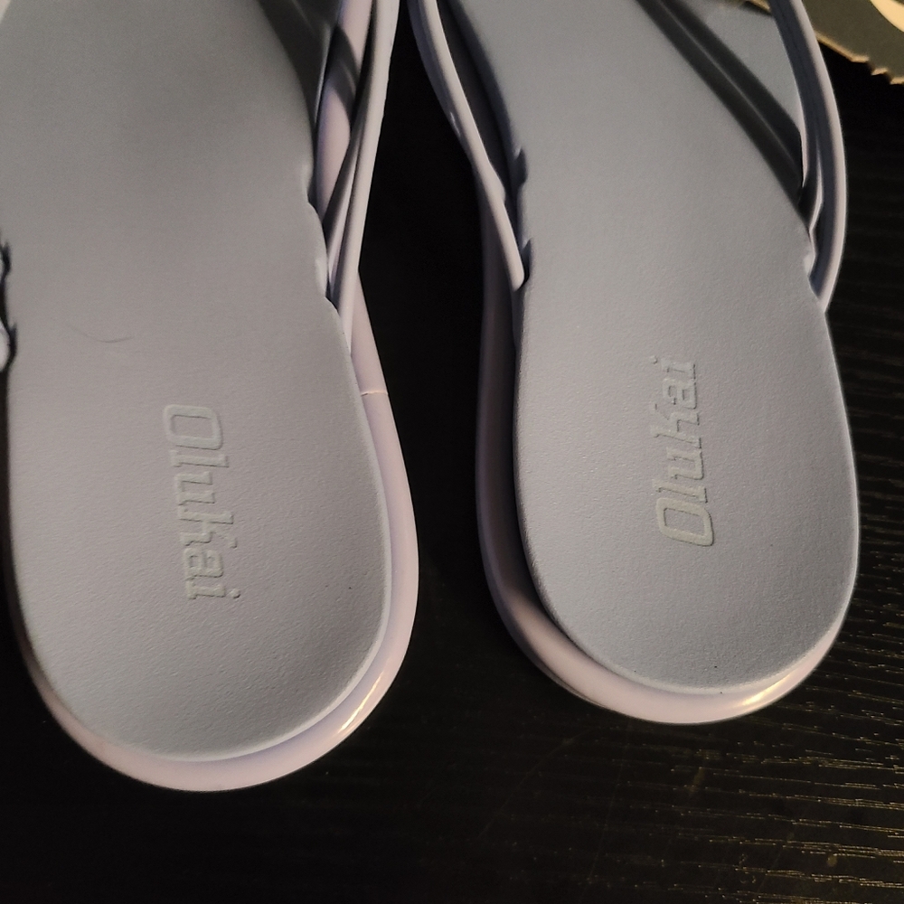 NWT OluKai AKA Sandals Cloud Blue Size 7 - Picture 5 of 9